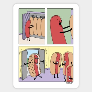 Hot Dog! Sticker